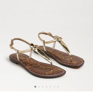 Sam Edelman Gigi Gold Sandals